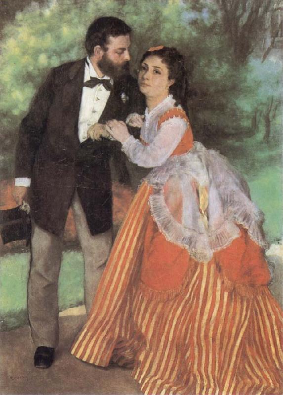 Pierre-Auguste Renoir The Painter Sisley and his Wife oil painting picture
